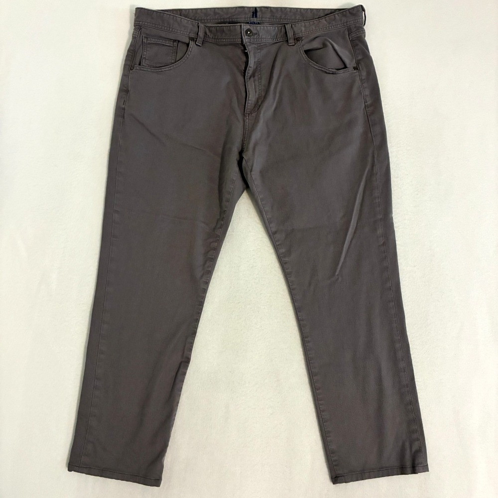 Johnnie-O Hugo Jeans Mens 40x30 (Fits 40x29) Gray Stretch Preppy Office